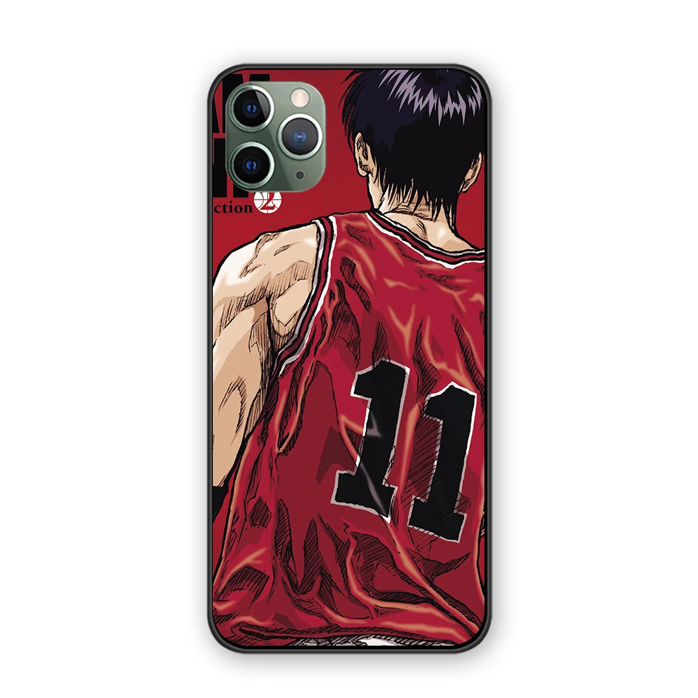 Slam Dunk для iPhone 5 5S 6 6s 7 8 Plus X XS XR 11 Pro Max черный чехол ТПУ - Цвет: 6