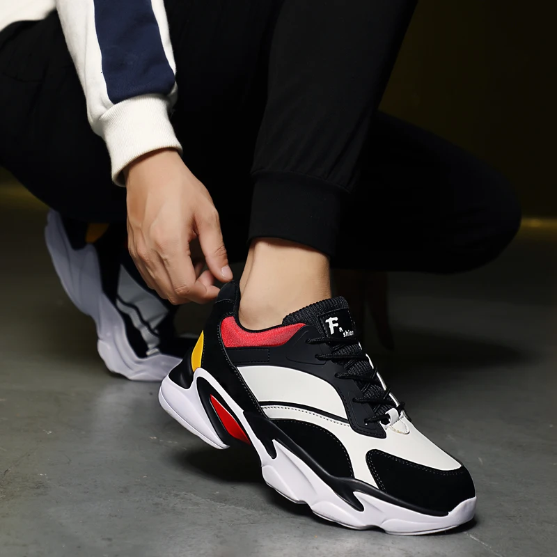 Exclusive design new men's sports TPU stitching comfortable breathable shoes elastic cushioning non-slip men's Leisure shoes