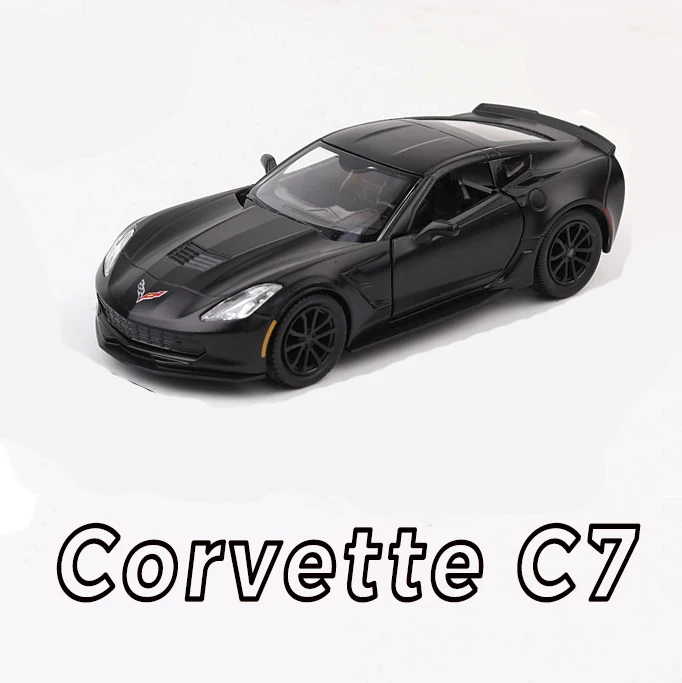 Модель автомобиля Chevrolet Corvette C7 из металлического сплава 1:36 | Игрушки и хобби