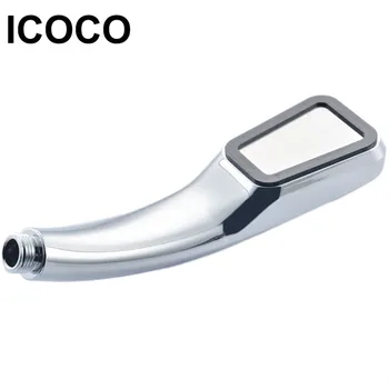 

2017 New 300 Tiny Holes Pressure Water Booster Saving Square Shower Head Handheld Square Bathing Sprayer Bathroom Hand Shower