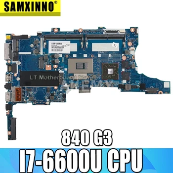 شراء Akemy محمول لوحة رئيسية لأجهزة For HP بي EliteBook 850 840 G3 832429-601 832429-001 6050A2822301-MB-A01 SR2F1 I7-6600U CPU اللوحة الرئيسية