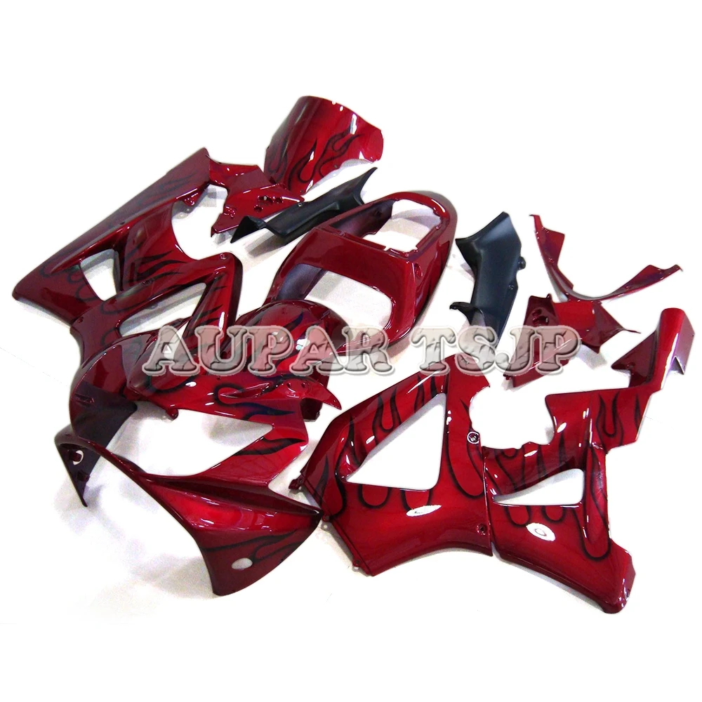 Обтекатели для мотоциклов Honda CBR900RR 929 CBR929RR 2000 2001 ABS литьевой пластик обтекатель кузова красный и черный корпус пламени