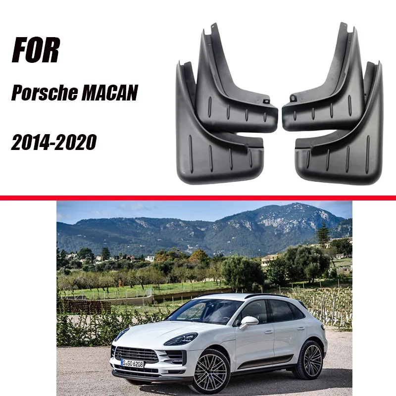 Брызговики для Porsche Macan, брызговики, автомобильные аксессуары, авто стиль, передние, задние, 4 шт