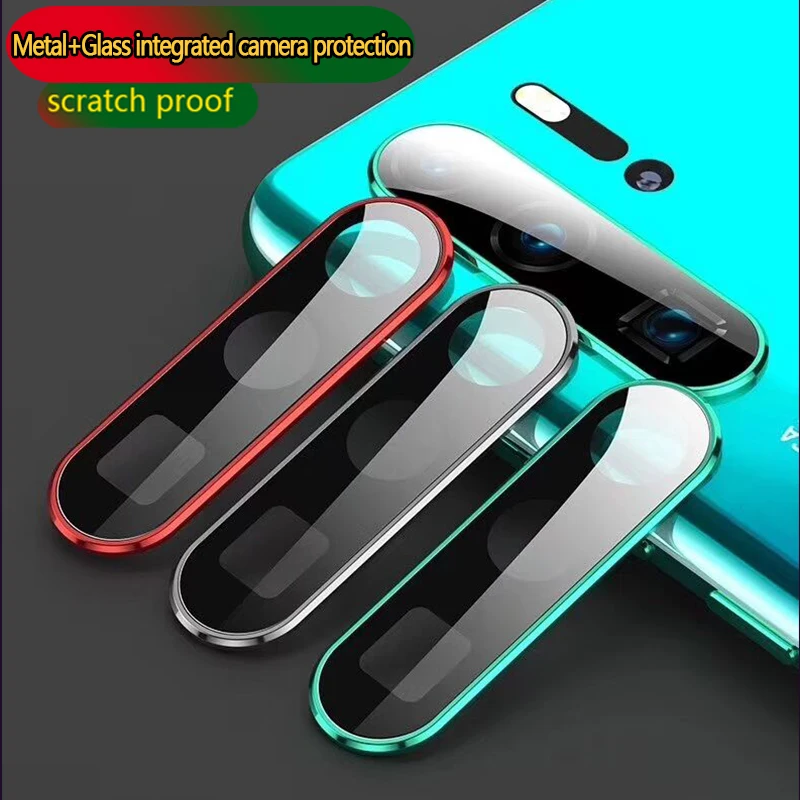 

Metal Glass metal integration Camera Lens Protector for huwei P30 Mate 20 Pro Anti-scratch 360 Full Protection Camera Ring flim
