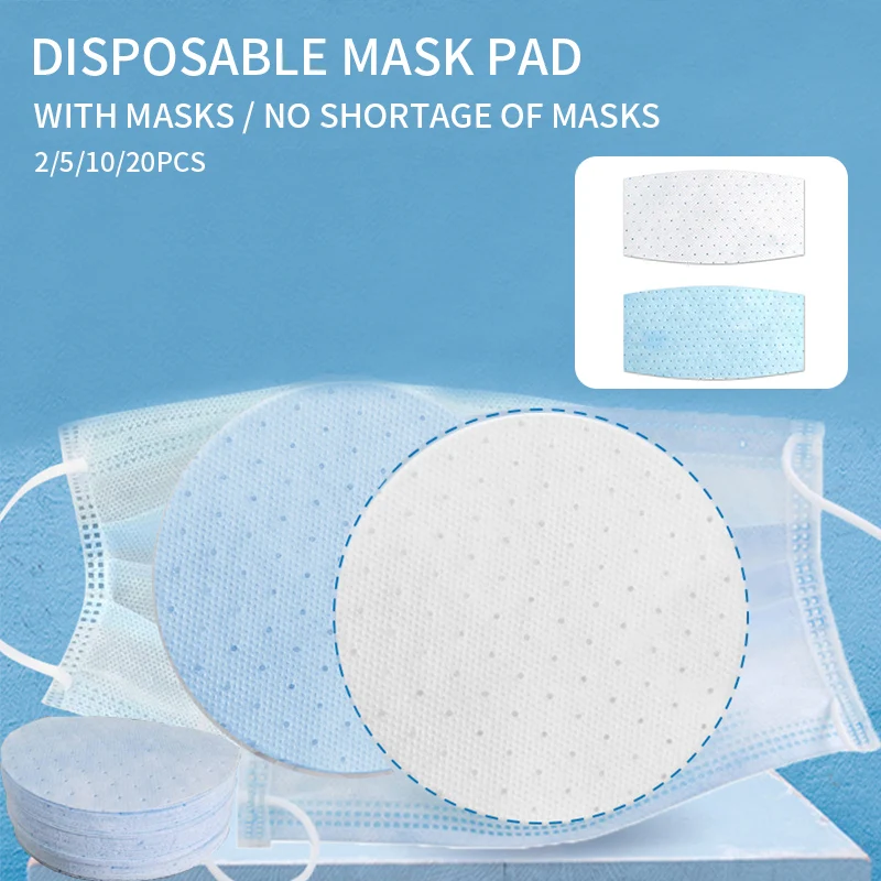 Disposable Mouth Mask Gasket  Anti Dust Protection Mask Pads