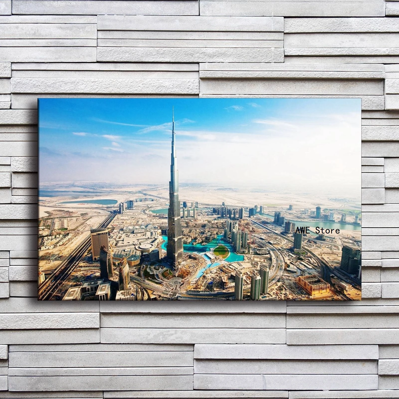 Prints Wall Décor Burj Khalifa building poster Dubai art print home decor print ArtPrintsVicky