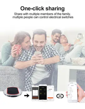 

Smart Wireless WiFi-IR Remote Controller Hub tuya/smart life APP WiFi Infrared Remote Controller For Air Conditioner TV