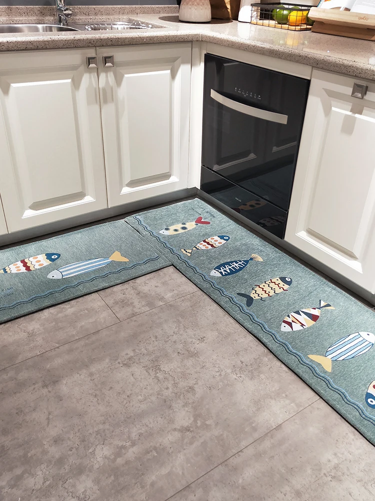 Кухня коврик длинные водопоглощение, предотвращение, анти-Противоскользящий коврик для ног в дверь, дверьных ковриков, дома коврик для спальни, ванной