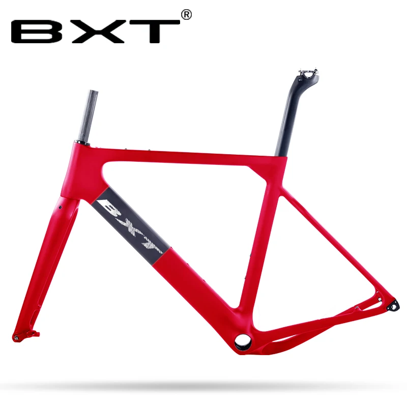 

New mountain Carbon Gravel Bike Frame 700C Road Carbon Bicycle Frame 27.5er BB386 Gravel Bike Cyclocross Frame 160mm disc brake