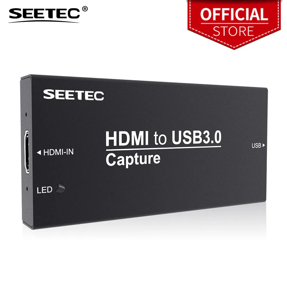 

SEETEC HTUSB HDMI to USB 3.0 Capture 1080P Full HD Broadcast Level Quality Captures Black