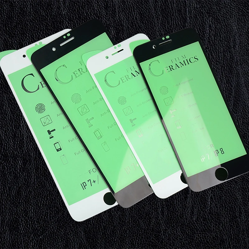 Защитное стекло 9H закаленное для iPhone 7/8/6/6S Plus защита экрана с полным