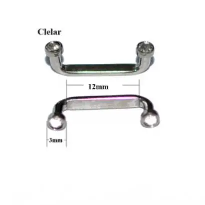 1.6x12x3x3mm 1 шт. G23 титановый пирсинг 1.6x12-20 м микродермальный якорь внутренняя резьба штанги поверхность бар титановая Штанга пирсинг ювелирные изделия - Окраска металла: 1.6x12x3x3mm