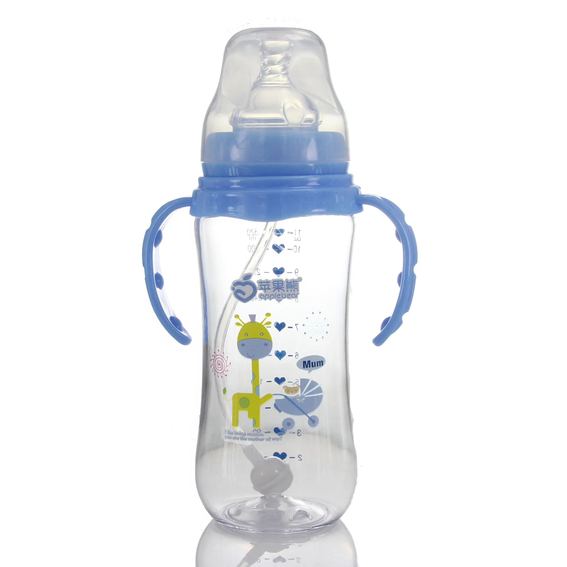 

Apple bear Tritan Wide Aperture Feeding Bottle Newborns Shatter-resistant Feeding Bottle 320Ml against Flatulence Automatic Feed