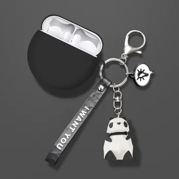

Cute Panda Cartoon Headset Silicon Case for Huawei Freebuds 3 Case Freebuds 3 Pro funny Wireless Earphone Case Cover coque