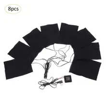 3 шестерни Регулируемый зимний USB Электрический нагревательный жакет колодки открытый для мужчин и женщин пуховик колодки 8 в 1 одежда с подогревом Софтшелл