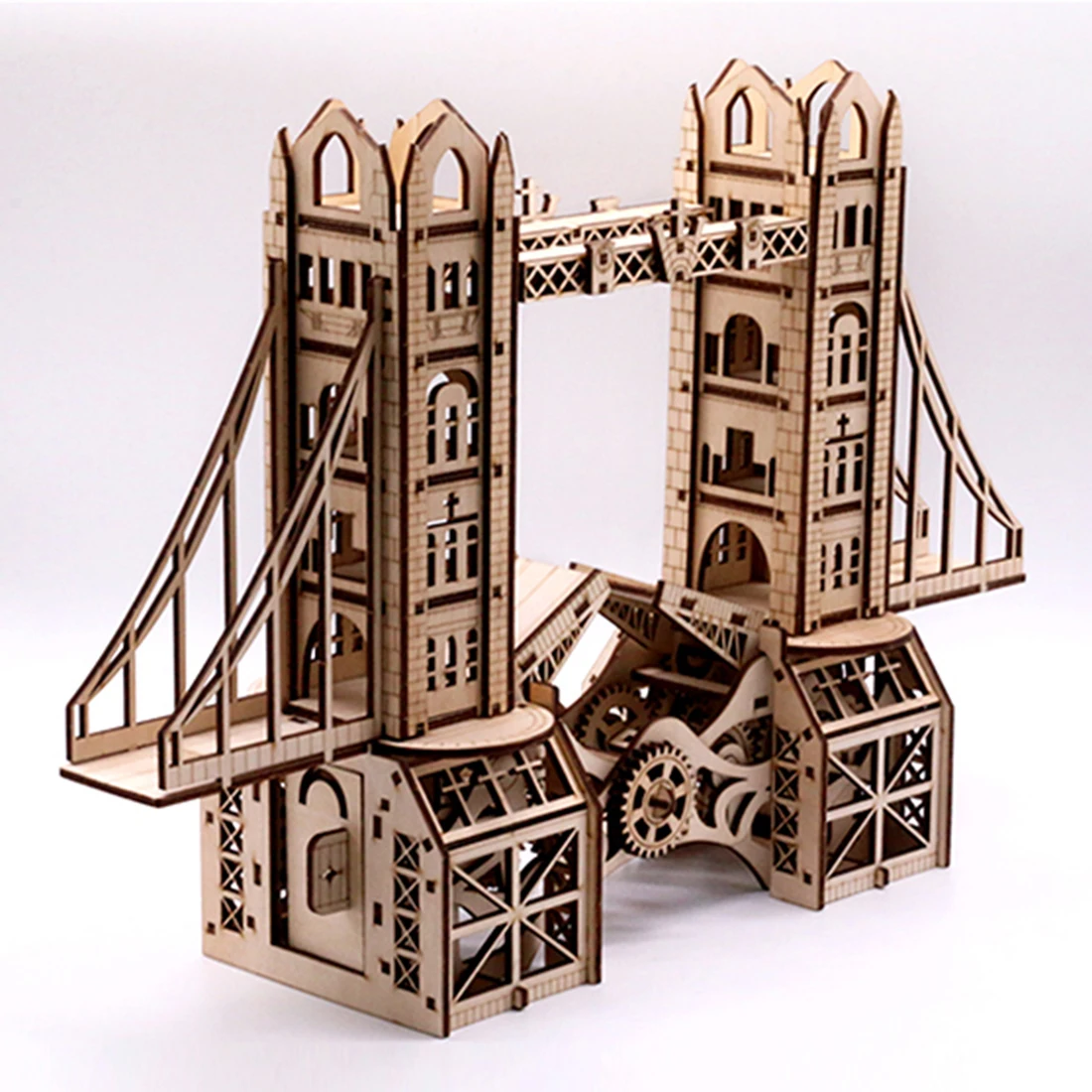 3D Лондонский Тауэрский мост деревянные механические Пазлы DIY Сборная модель