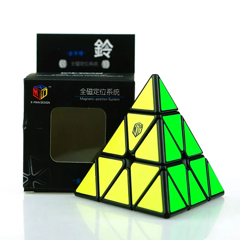 

[Rubik's Cube ge ling Pyramid] XMD Bell Tower Xmd Design All-Magnetic Special Shape Pyramid Rubik's Cube