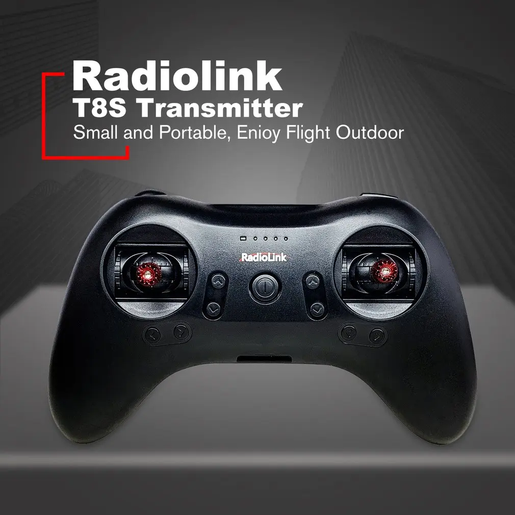 Radiolink T8S 2,4G 8CH Радиоуправляемый передатчик FHSS 2 км пульт дистанционного управления R8EF/R8FM приемник для радиоуправляемого вертолета FPV дрона