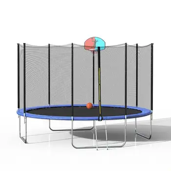 

12FT/14FT Autdoor Trampoline Adult Children Large Trampoline With Safety Net Free Shipping