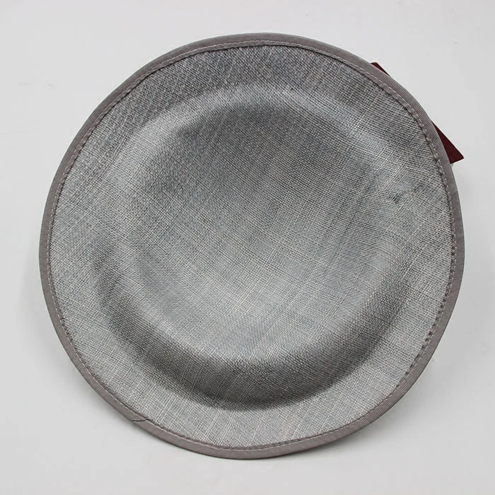Круглые 30 см Sinamay Hat Base DIY Женские аксессуары для шляп цельные льняные плоские Millinery церковные вечерние головные уборы DIY женские свадебные головные уборы