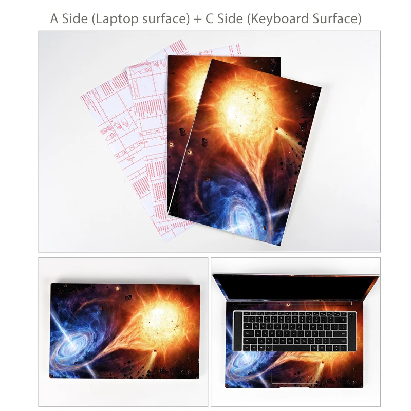 Universe starry sky laptop sticker DIY laptop skin 12/13/14/15/17 inch for MacBook/HP/Acer/Dell/ASUS/Lenovo