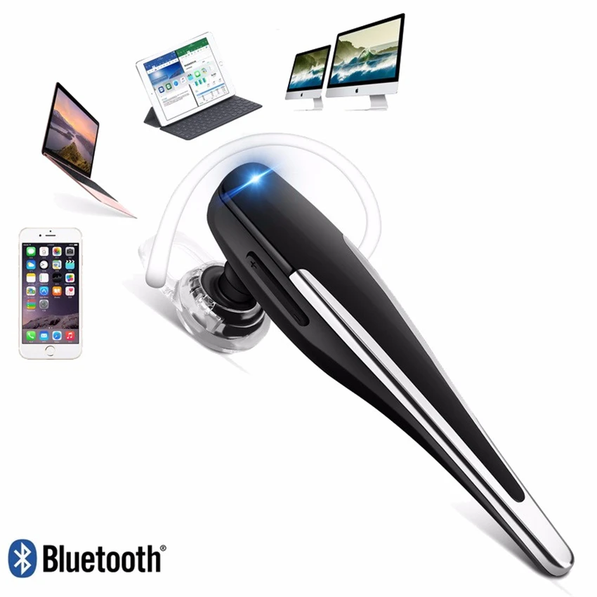 Беспроводные наушники с Bluetooth спортивные микрофоном Мини ушным крюком гарнитура