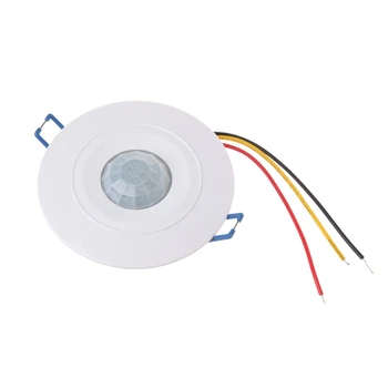 

220V Infrared IR Motion Sensor Built-in Light Bulb Switch Control Detector Wall Ceiling