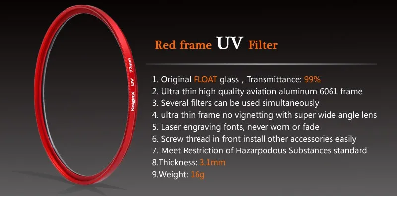 KnightX hd-фильтр с многослойным просветлением uvfilter для Canon sony Nikon 1300d dslr 1200d 18-200 светильник d3300 d80 2000d аксессуары бленда объектива 49 52 55 58 62 67 72 77 мм