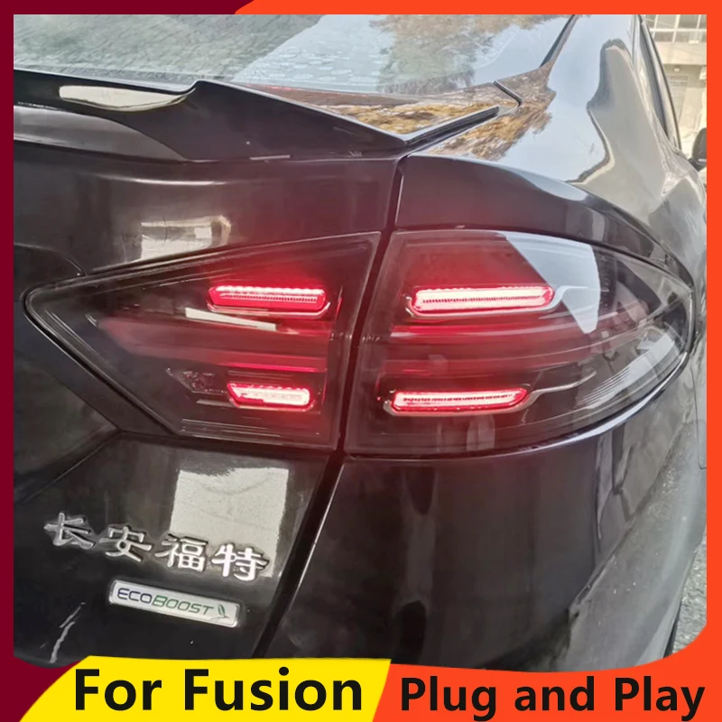 Автомобильный Стайлинг задний светильник чехол для Ford Fusion s 2013-2016 светодиодный