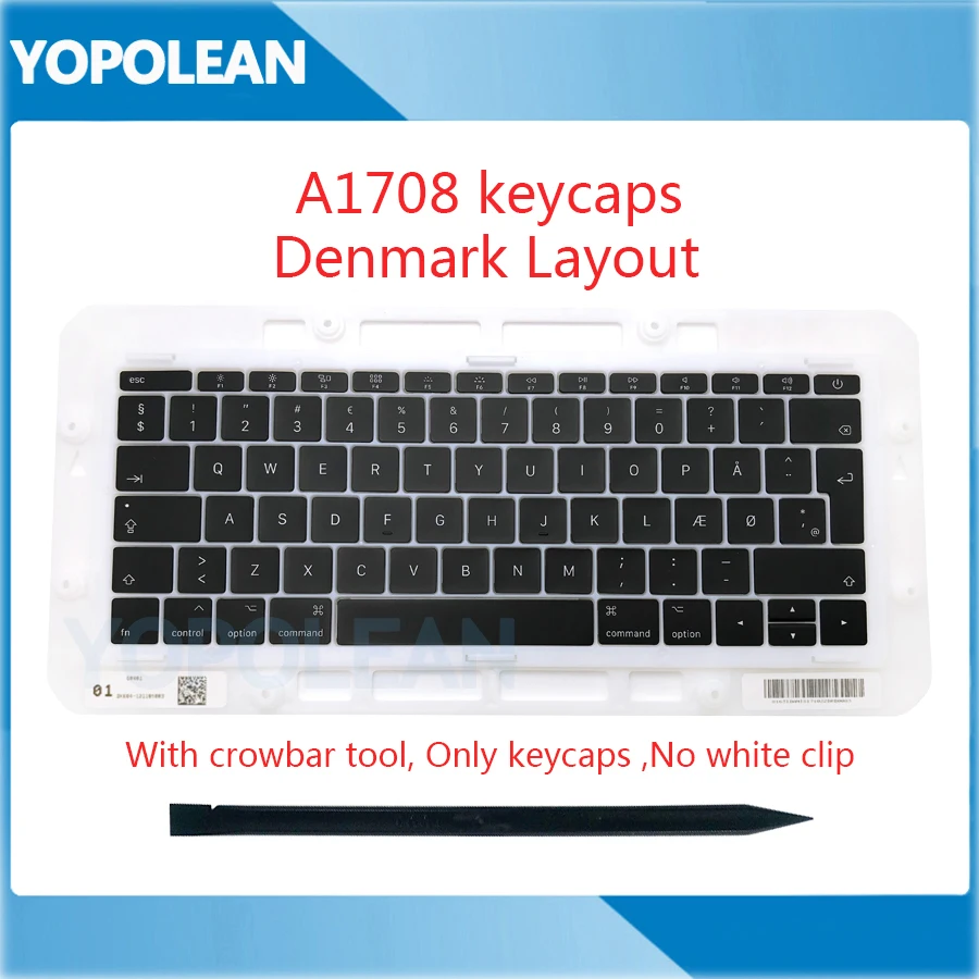 Оригинальный датский DK клавиатура с клавишами колпачки для ключей Macbook Pro Retina 13