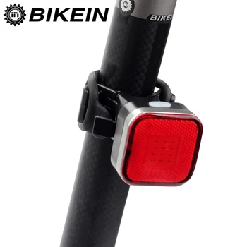 

BIKEIN Cycling MTB Bike Hight-Brightness COB LED Taillight Safety Rear Light Mountain Bike USB Charging Light Bicycle Lights 60g