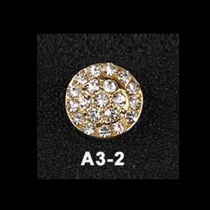 (5pcs)A3-2 Стразы для ногтей, сплав, бусины для украшения ногтей, вращающийся блеск для ногтей, очаровательные ювелирные изделия для маникюра, 5 шт./лот, шпильки для ногтей - Цвет: (5pcs)A3-2