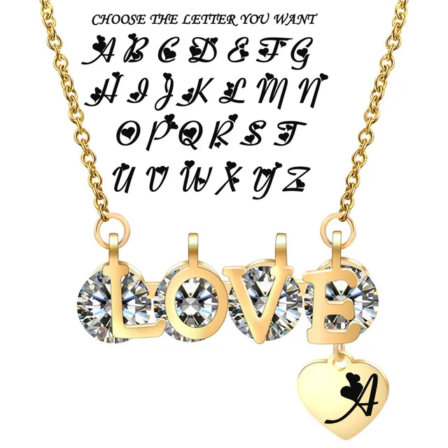 love gold letter-2