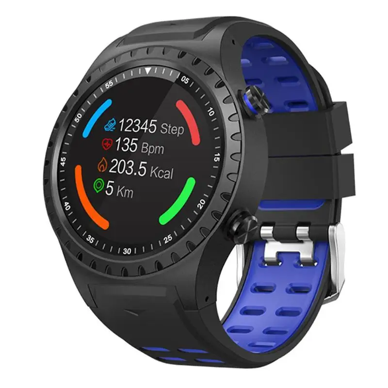 M1 Смарт часы IP67 Водонепроницаемый поддержка SIM Bluetooth телефонный звонок gps Smartwatch телефон для женщин мужчин монитор сердечного ритма браслет - Цвет: Синий