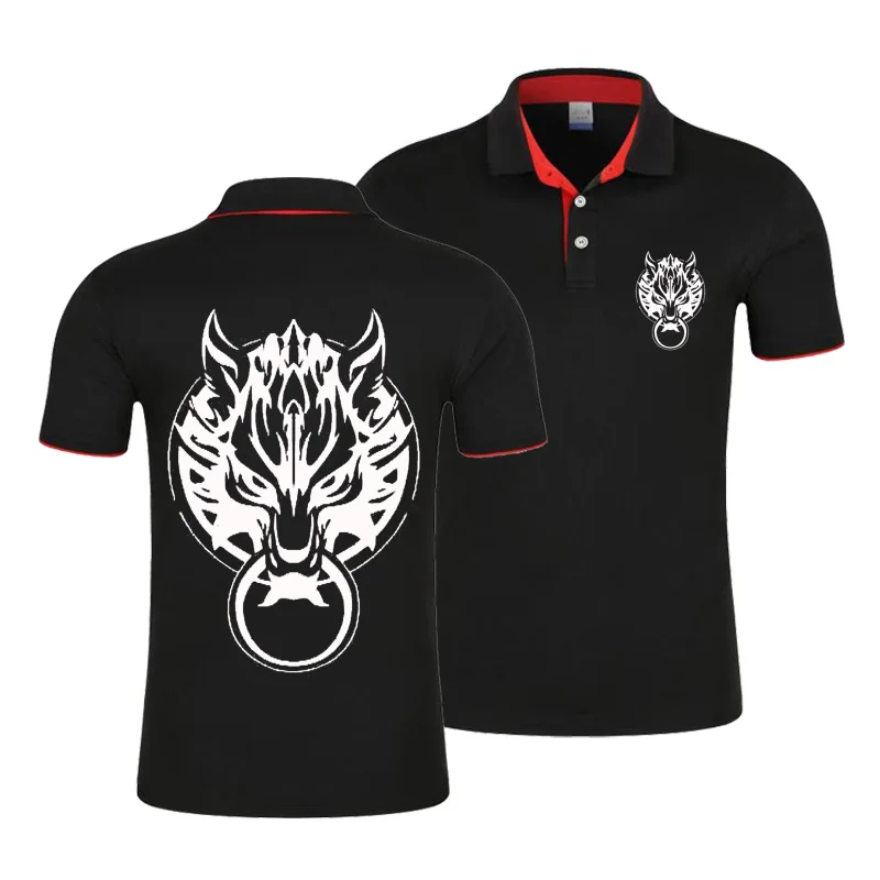 Рубашки поло унисекс Спортивная мужская рубашка из чистого хлопка дышащая с