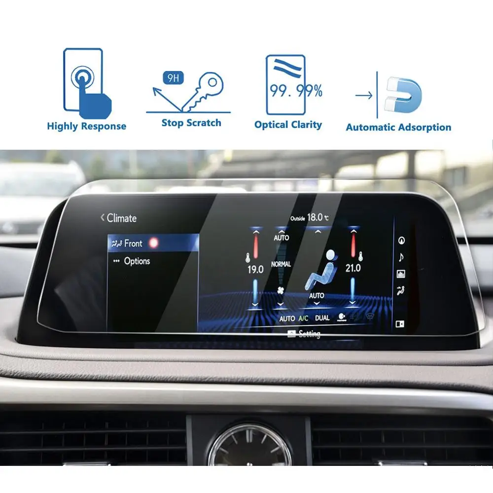 LFOTPP для RX 300 350 450 8 дюймов 2019 2020 экран из закаленного стекла защитная пленка стикер
