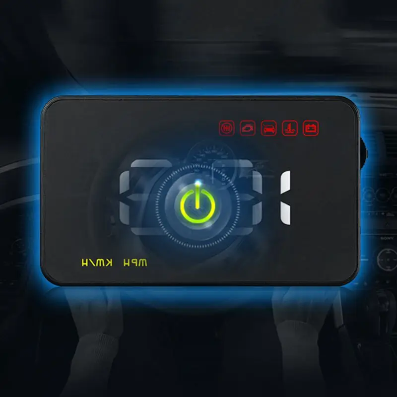 Автомобильный дисплей HUD 3,5 дюймов цифровой gps Спидометр превышение скорости Предупреждение ющий сигнал
