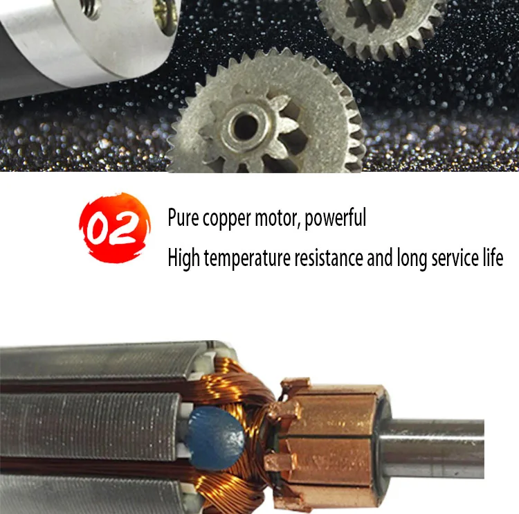 50 планетарный мотор-редуктор постоянного тока с высоким крутящим моментом и низкой скоростью 12V24 вольт контроль скорости