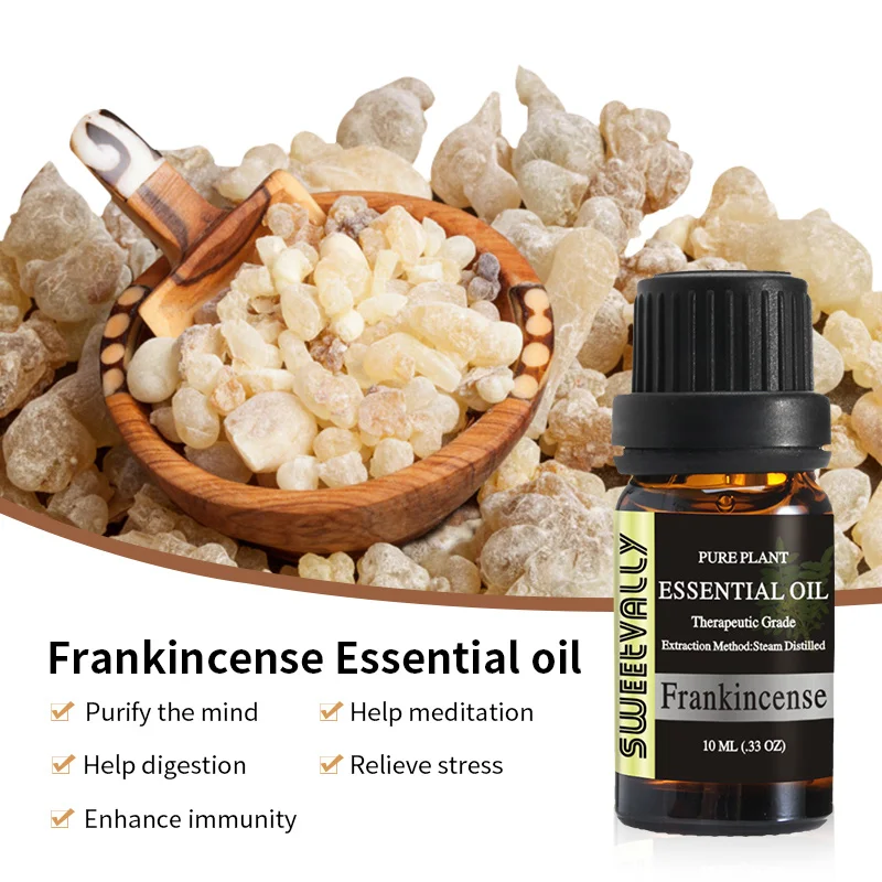 

Pure Natural Essential Oils For Aromatherapy Diffusers Essential Oil for Relieve Stress Organic Body Massage Frankincense Oil