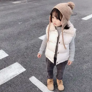 

2020 New Children Clothing Children's Down Cotton Vest Autumn and Winter New Baby Vest Boys and Girls Thickened Outer Wear Vest