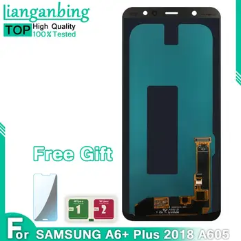 

Super AMOLED LCD For Samsung Galaxy A6/A6 Plus A6+ 2018 A600F A600FN A605 A605F Touch Screen Assembly Replacement for A600 A605