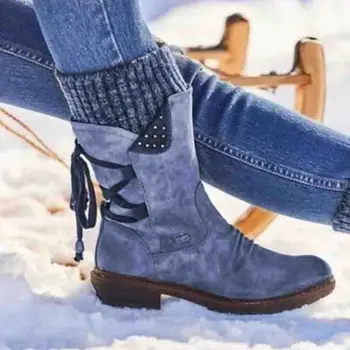 

Women Boots Winter Shoes Women Snow Boots Women Plus Size Hot Platform Winter Female Warm Botas Mujer 2019 Booties