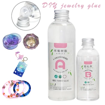 

2.5:1 Volume Crystal Glue Tool Transparent No Whitening Epoxy 100G JS23