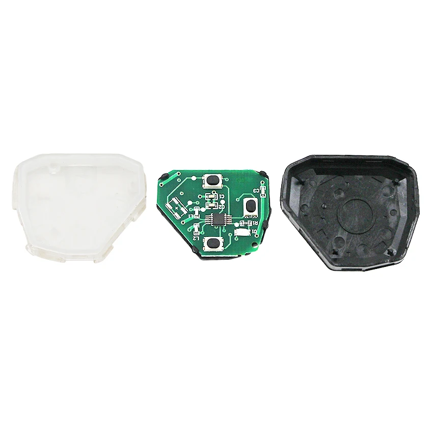 3 кнопки головка дистанционного ключа 433 МГц 4D67 чип для Toyota 2006-2010 Camry uncut TOY43 пустой