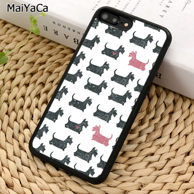 MaiYaCa Забавный шотландский терьерский чехол для телефона iPhone X XR XS 11 12 Pro MAX 5 6 7 8 Plus