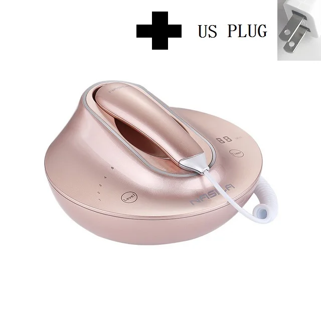 Rose Gold(US PLUG) Биполярное Домашнее использование RF Радио Частота красота устройство для заботы о коже лица морщин тонкой линии удаления провисания подтяжки кожи лифтинг - Цвет: Rose Gold(US PLUG)