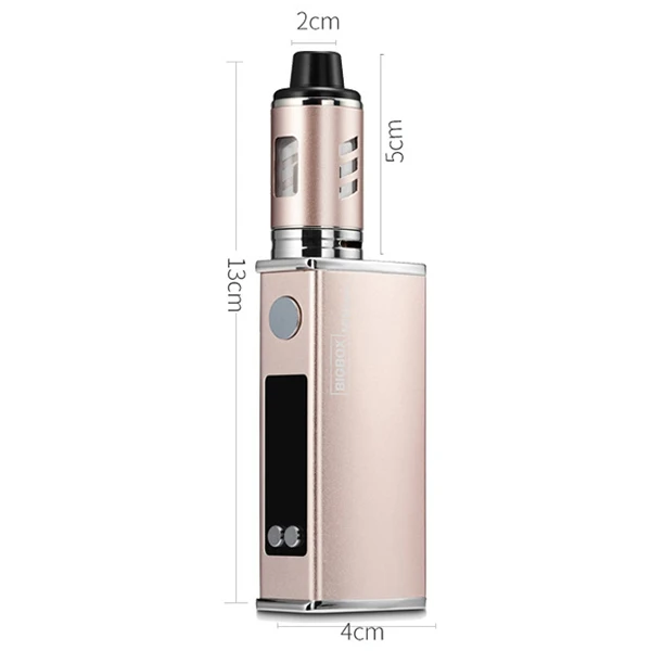 80 Вт регулируемый vape mod box kit 2200mah 0.3ohm 3 мл бак электронная сигарета большой дым атомайзер вейпер(серебро