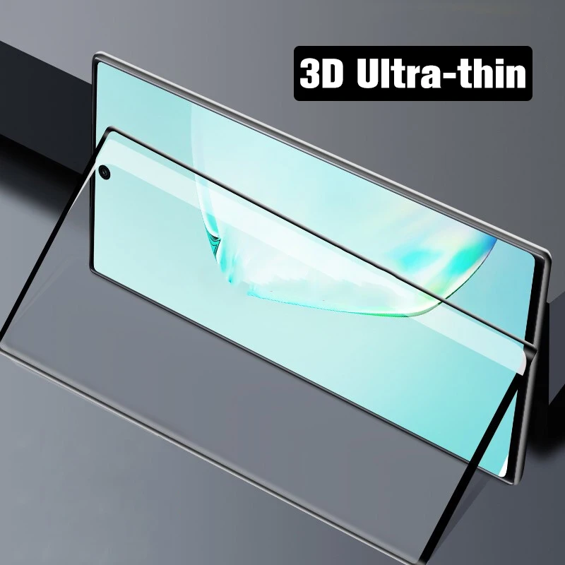 3D Защитное стекло для samsung galaxy note 10 pro протектор экрана note10 10+ plus лист закаленная пленка 5G 10pro note10pro 9H