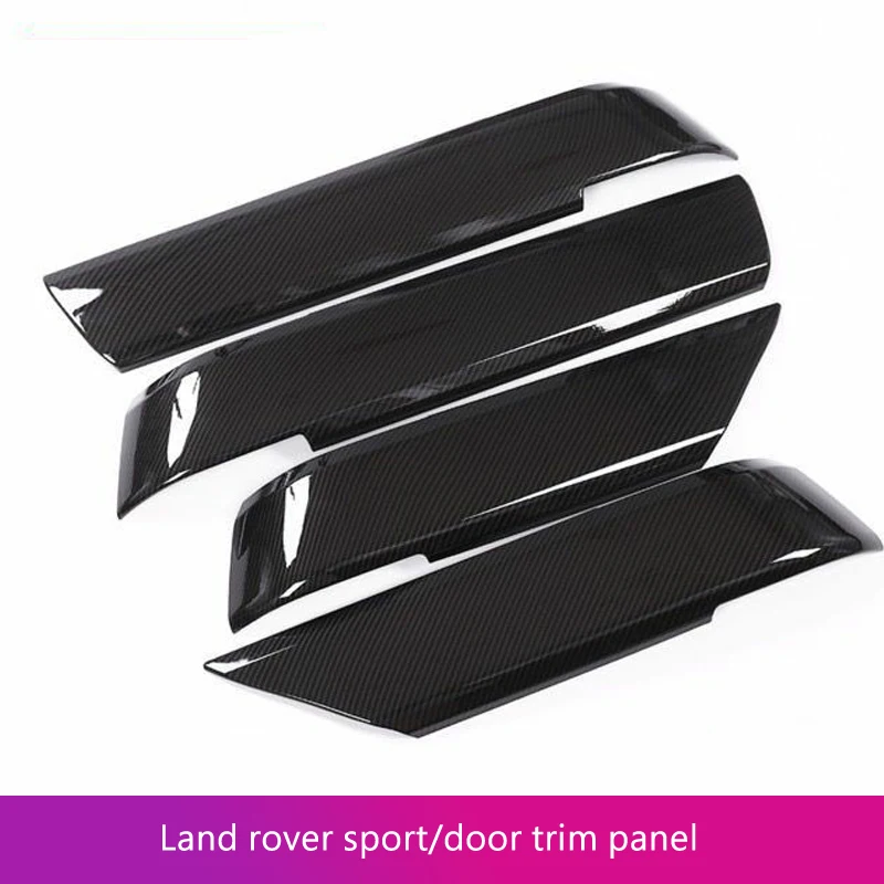 

Car door trim panel ABS carbon fiber pattern 4 piece set for 14-18 Range Rover Sport Edition modification