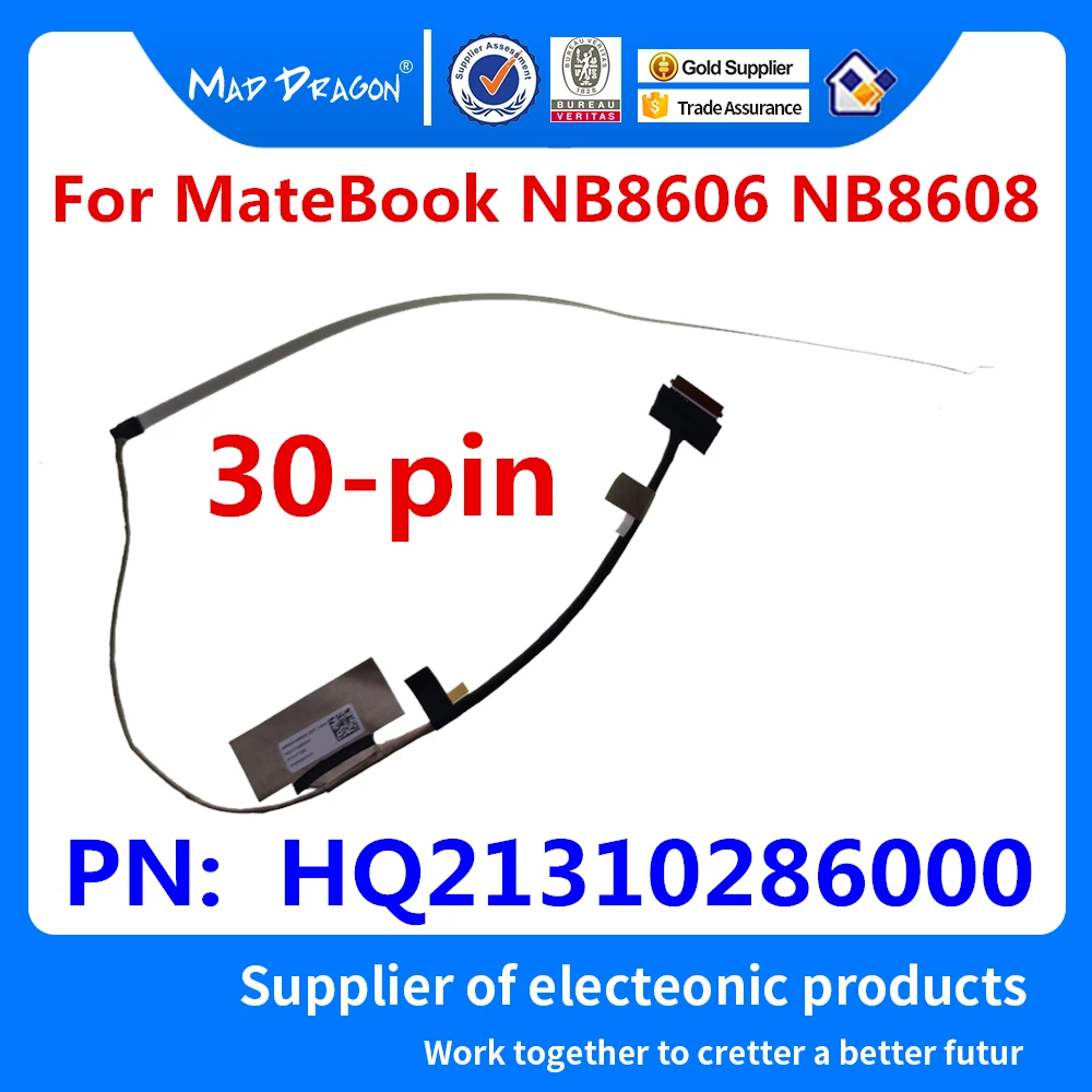 

Новый оригинальный кабель для ноутбука LVDS Lcd EDP кабель LVDS ЖК-кабель для HUAWEI NX8606 NB8606 NB8608 EDP линия экрана HQ21310286000 30-контактный